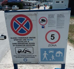UPOZORENJE ZA PARKING!